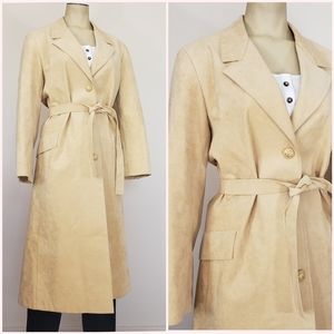 VTG 70s Abe Shraeder Long Suede Jacket